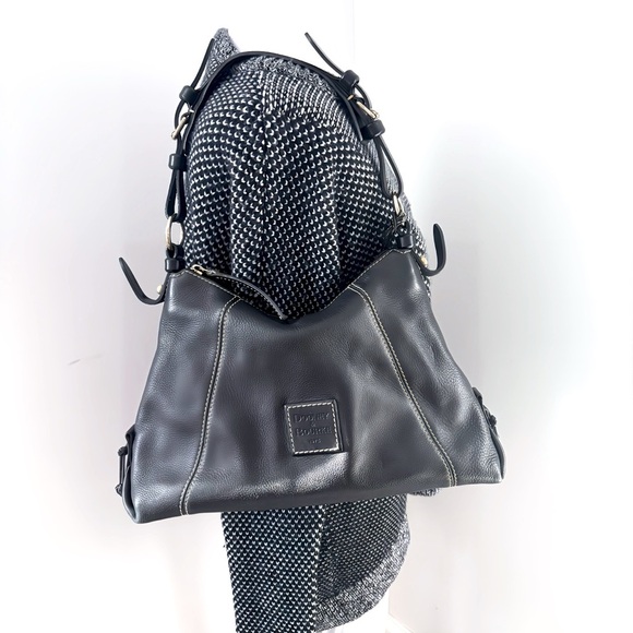 Dooney & Bourke Black Hobo Shoulder Bag - Picture 15 of 15